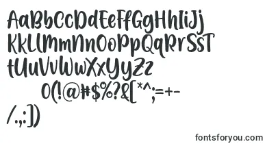 police A Calling Font D by 7NTypes